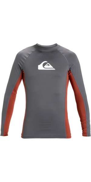 2025 Quiksilver Hombres Everyday Comp Chaleco De Licra De Manga Larga AQYWR03142 - Iron Gate